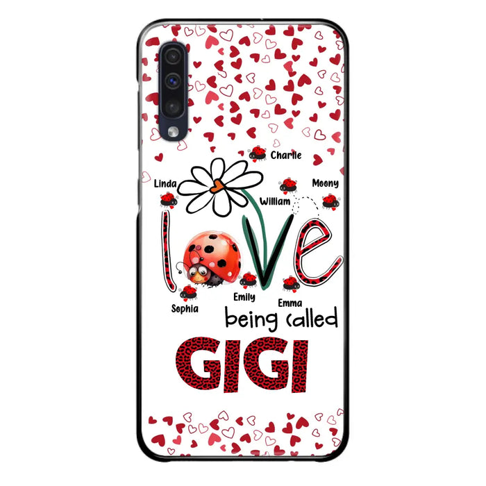 Custom Personalized Grandma Phone Case - Gift Idea For Grandma - Upto 7 Kids - Love Being Called Gigi - Cases For iPhone/Samsung