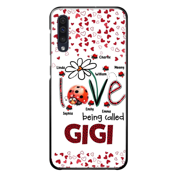 Custom Personalized Grandma Phone Case - Gift Idea For Grandma - Upto 7 Kids - Love Being Called Gigi - Cases For iPhone/Samsung