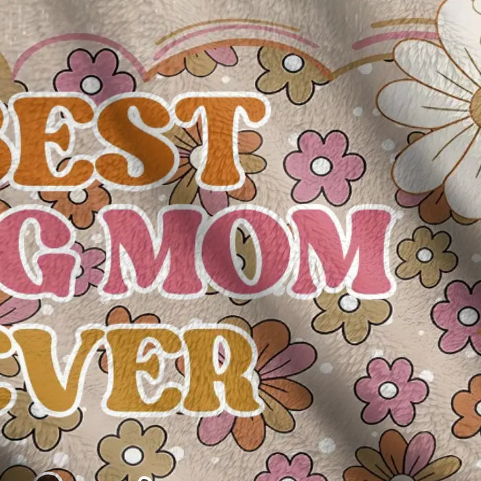 Custom Personalized Dog Mom Fleece Throw/ Quilt Blanket - Gift Idea For Dog Lovers/ Mother's Day - Upto 6 Dogs - Best Dog Mom Ever