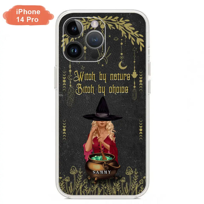 Custom Personalized Witch Phone Case - Gift Idea For Friends/Sisters/Wicca Decor/Pagan Decor - In My Kitchen Filled With Care I Welcome Water Earth Fire Air - Case for iPhone/Samsung