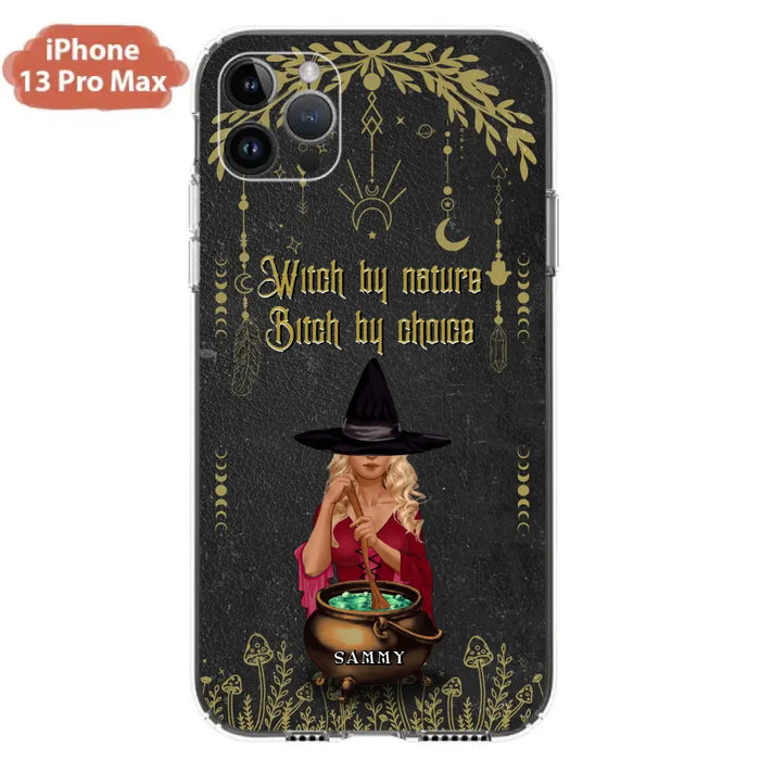 Custom Personalized Witch Phone Case - Gift Idea For Friends/Sisters/Wicca Decor/Pagan Decor - In My Kitchen Filled With Care I Welcome Water Earth Fire Air - Case for iPhone/Samsung