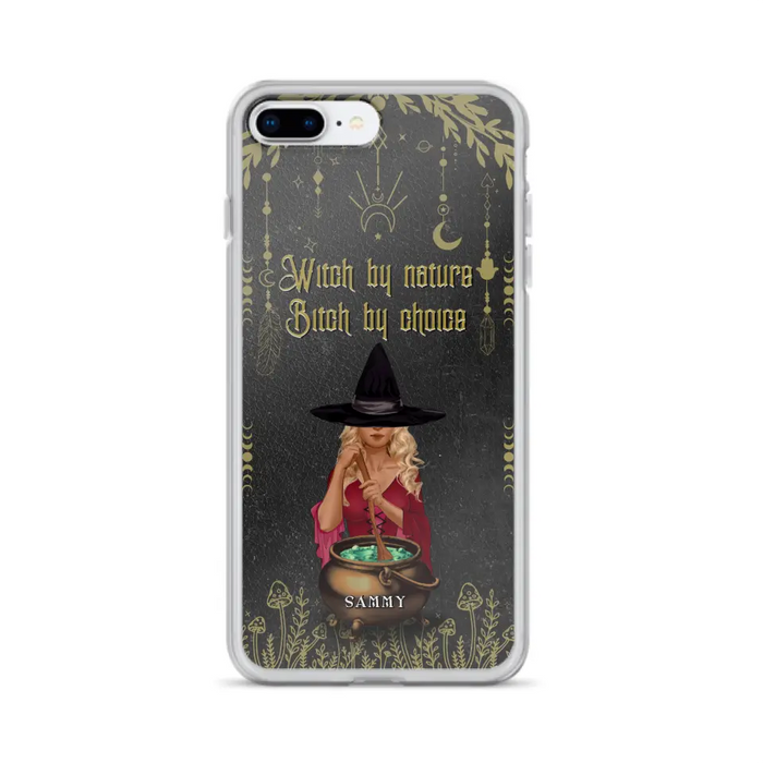 Custom Personalized Witch Phone Case - Gift Idea For Friends/Sisters/Wicca Decor/Pagan Decor - In My Kitchen Filled With Care I Welcome Water Earth Fire Air - Case for iPhone/Samsung