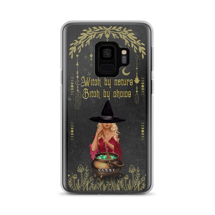 Custom Personalized Witch Phone Case - Gift Idea For Friends/Sisters/Wicca Decor/Pagan Decor - In My Kitchen Filled With Care I Welcome Water Earth Fire Air - Case for iPhone/Samsung