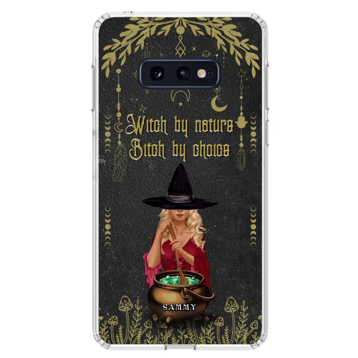 Custom Personalized Witch Phone Case - Gift Idea For Friends/Sisters/Wicca Decor/Pagan Decor - In My Kitchen Filled With Care I Welcome Water Earth Fire Air - Case for iPhone/Samsung