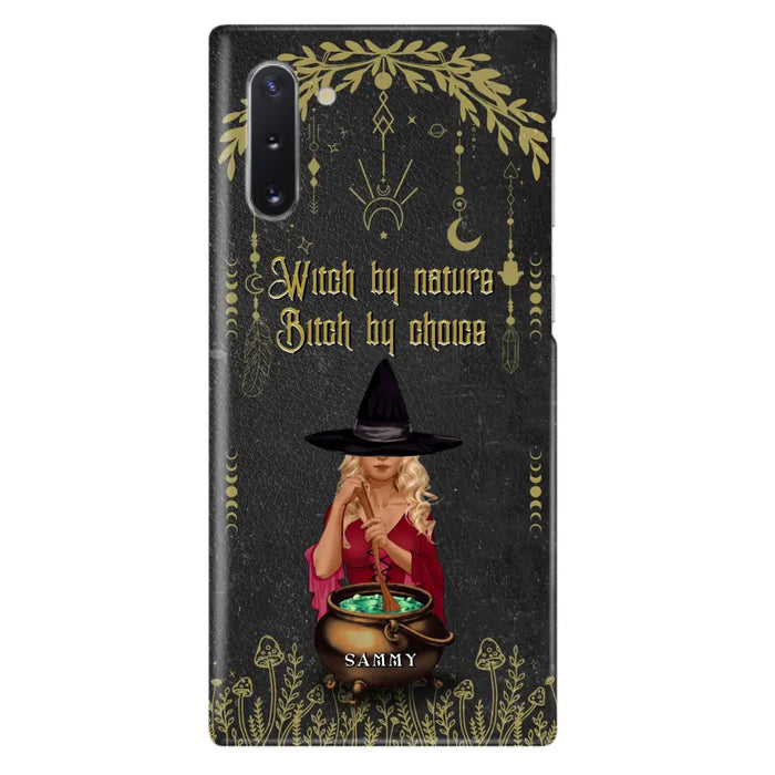 Custom Personalized Witch Phone Case - Gift Idea For Friends/Sisters/Wicca Decor/Pagan Decor - In My Kitchen Filled With Care I Welcome Water Earth Fire Air - Case for iPhone/Samsung