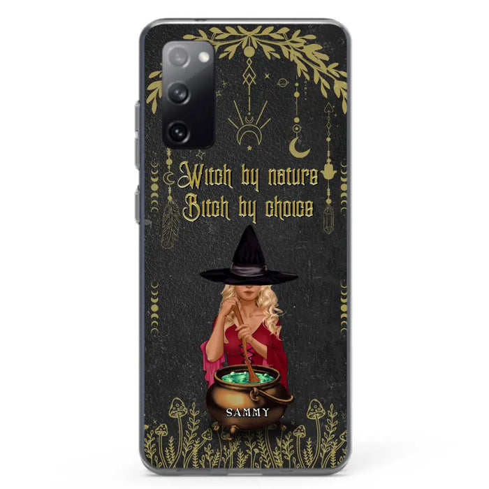 Custom Personalized Witch Phone Case - Gift Idea For Friends/Sisters/Wicca Decor/Pagan Decor - In My Kitchen Filled With Care I Welcome Water Earth Fire Air - Case for iPhone/Samsung