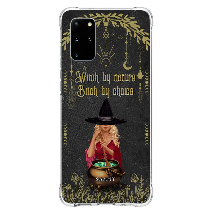 Custom Personalized Witch Phone Case - Gift Idea For Friends/Sisters/Wicca Decor/Pagan Decor - In My Kitchen Filled With Care I Welcome Water Earth Fire Air - Case for iPhone/Samsung