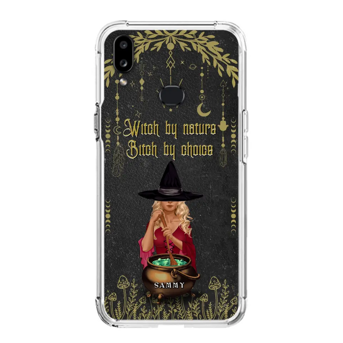 Custom Personalized Witch Phone Case - Gift Idea For Friends/Sisters/Wicca Decor/Pagan Decor - In My Kitchen Filled With Care I Welcome Water Earth Fire Air - Case for iPhone/Samsung