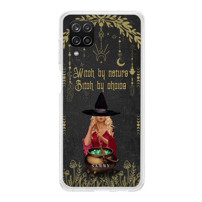 Custom Personalized Witch Phone Case - Gift Idea For Friends/Sisters/Wicca Decor/Pagan Decor - In My Kitchen Filled With Care I Welcome Water Earth Fire Air - Case for iPhone/Samsung