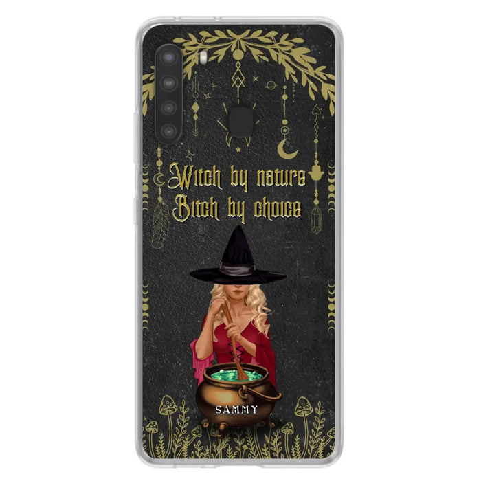 Custom Personalized Witch Phone Case - Gift Idea For Friends/Sisters/Wicca Decor/Pagan Decor - In My Kitchen Filled With Care I Welcome Water Earth Fire Air - Case for iPhone/Samsung