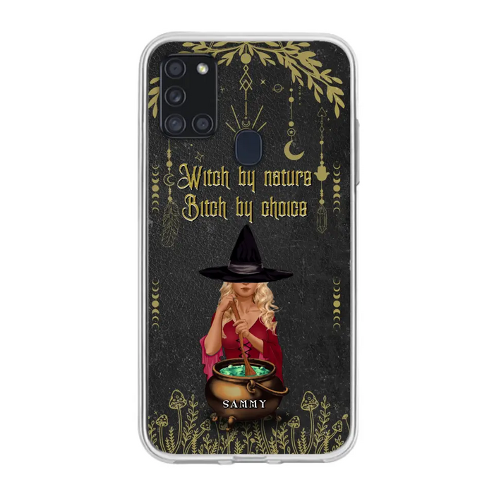 Custom Personalized Witch Phone Case - Gift Idea For Friends/Sisters/Wicca Decor/Pagan Decor - In My Kitchen Filled With Care I Welcome Water Earth Fire Air - Case for iPhone/Samsung