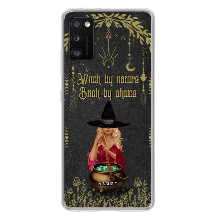 Custom Personalized Witch Phone Case - Gift Idea For Friends/Sisters/Wicca Decor/Pagan Decor - In My Kitchen Filled With Care I Welcome Water Earth Fire Air - Case for iPhone/Samsung