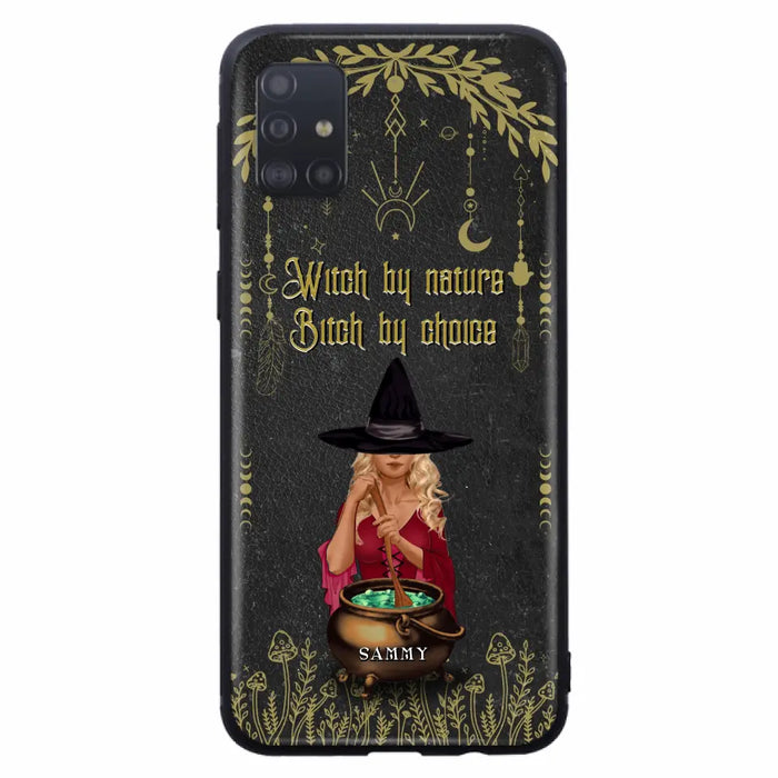 Custom Personalized Witch Phone Case - Gift Idea For Friends/Sisters/Wicca Decor/Pagan Decor - In My Kitchen Filled With Care I Welcome Water Earth Fire Air - Case for iPhone/Samsung