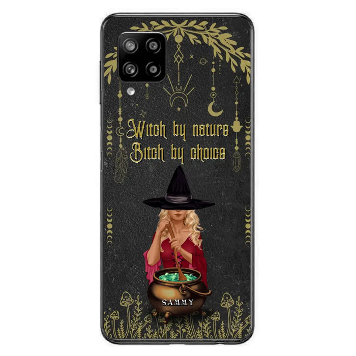 Custom Personalized Witch Phone Case - Gift Idea For Friends/Sisters/Wicca Decor/Pagan Decor - In My Kitchen Filled With Care I Welcome Water Earth Fire Air - Case for iPhone/Samsung