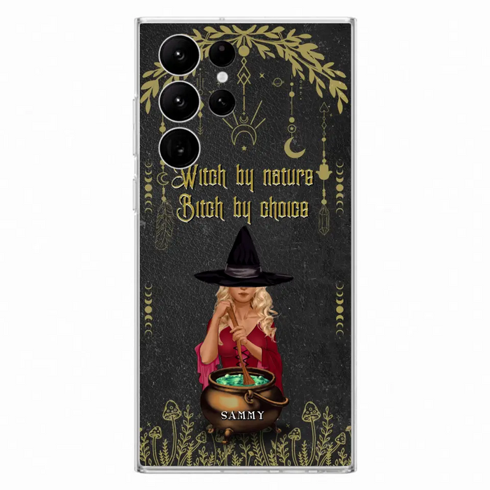 Custom Personalized Witch Phone Case - Gift Idea For Friends/Sisters/Wicca Decor/Pagan Decor - In My Kitchen Filled With Care I Welcome Water Earth Fire Air - Case for iPhone/Samsung