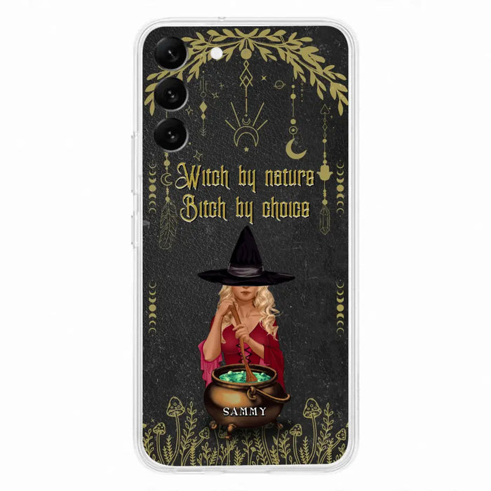 Custom Personalized Witch Phone Case - Gift Idea For Friends/Sisters/Wicca Decor/Pagan Decor - In My Kitchen Filled With Care I Welcome Water Earth Fire Air - Case for iPhone/Samsung