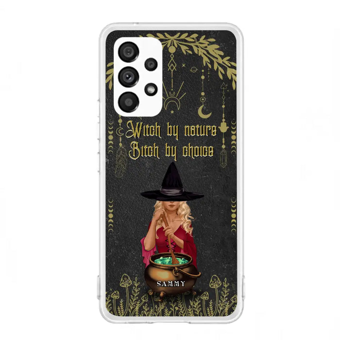 Custom Personalized Witch Phone Case - Gift Idea For Friends/Sisters/Wicca Decor/Pagan Decor - In My Kitchen Filled With Care I Welcome Water Earth Fire Air - Case for iPhone/Samsung