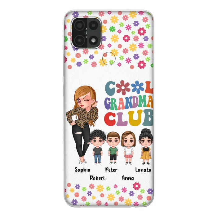 Custom Personalized Cool Grandma Phone Case - Gift Idea For Grandma - Upto 4 Kids - Cases For Oppo/Xiaomi/Huawei