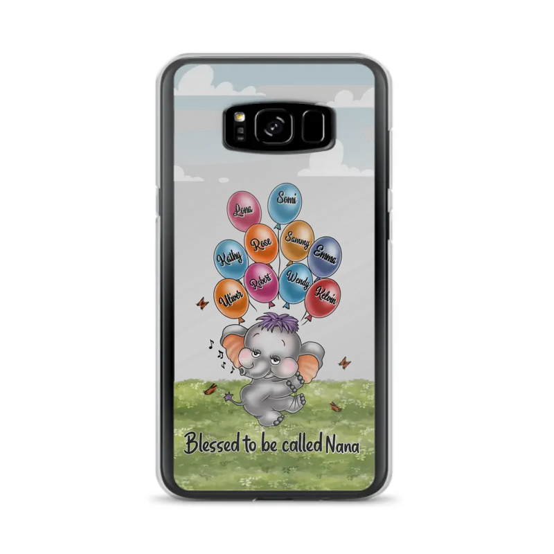 Personalized Grandma Phone Case - Up to 10 Kids - Gift Idea for Grandma/Mother's Day - Blessed To Be Called Nana