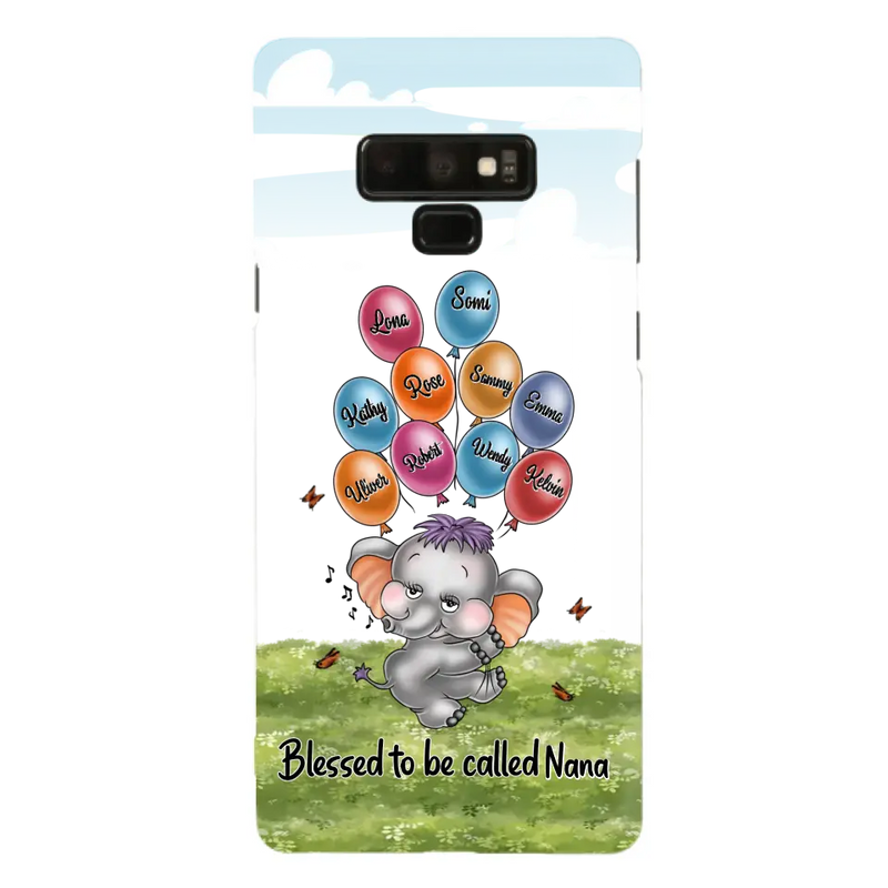 Personalized Grandma Phone Case - Up to 10 Kids - Gift Idea for Grandma/Mother's Day - Blessed To Be Called Nana