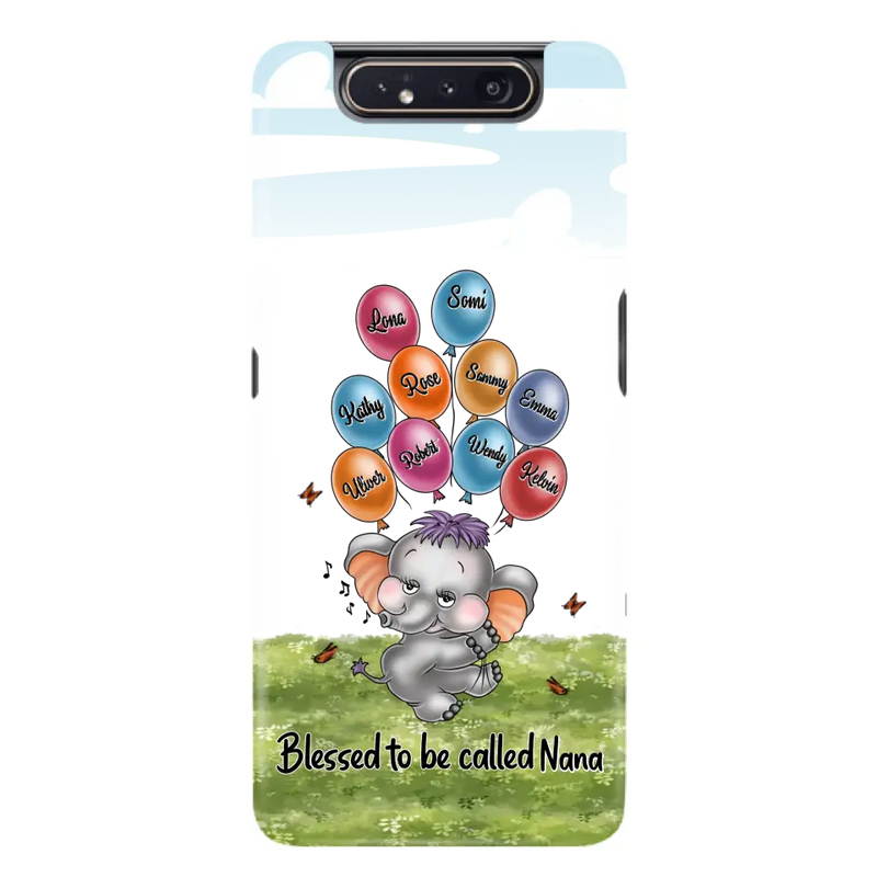 Personalized Grandma Phone Case - Up to 10 Kids - Gift Idea for Grandma/Mother's Day - Blessed To Be Called Nana