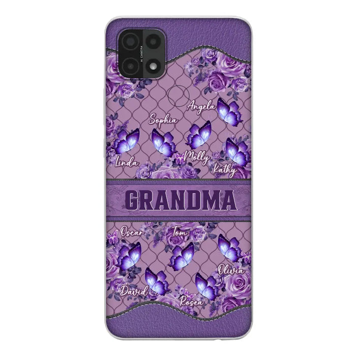 Personalized Grandma Butterfly Phone Case - Gift Idea For Mother's Day/Grandma - Cases For Oppo/Xiaomi/Huawei