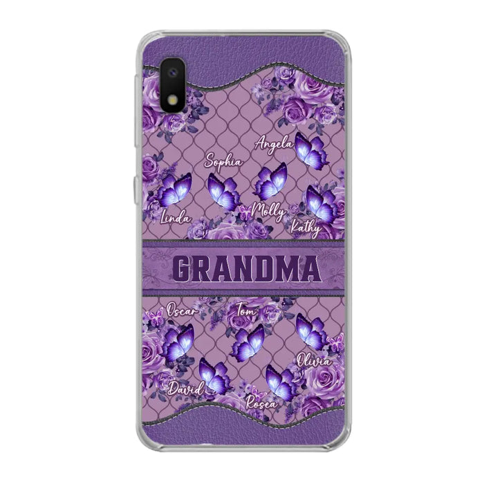 Personalized Grandma Butterfly Phone Case - Gift Idea For Mother's Day/Grandma - Cases For iPhone/Samsung