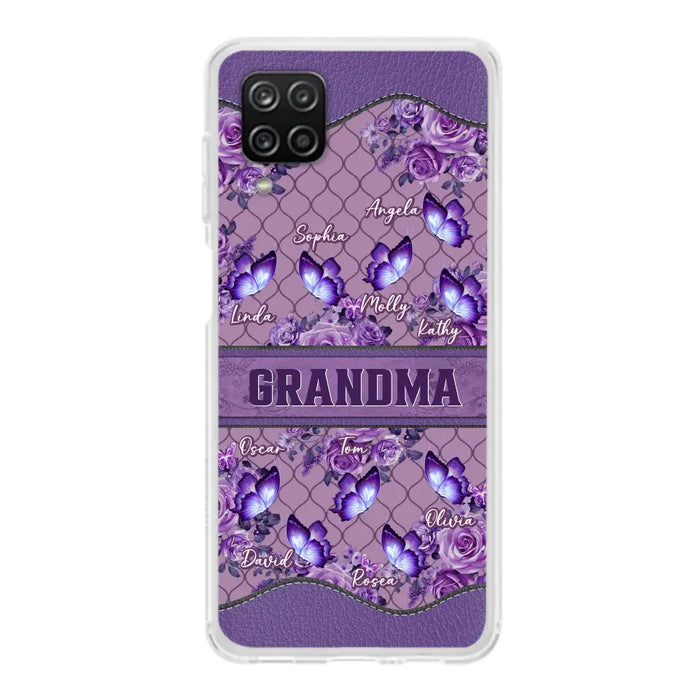 Personalized Grandma Butterfly Phone Case - Gift Idea For Mother's Day/Grandma - Cases For iPhone/Samsung