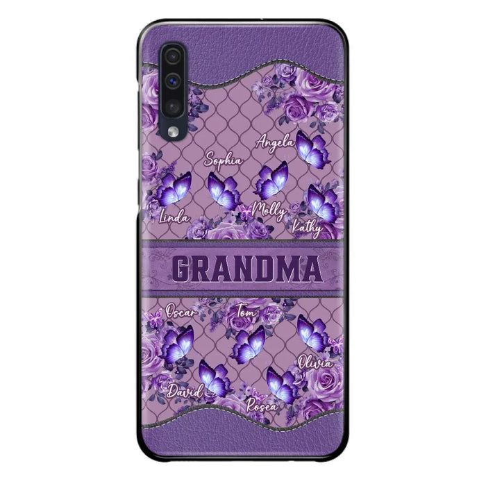 Personalized Grandma Butterfly Phone Case - Gift Idea For Mother's Day/Grandma - Cases For iPhone/Samsung