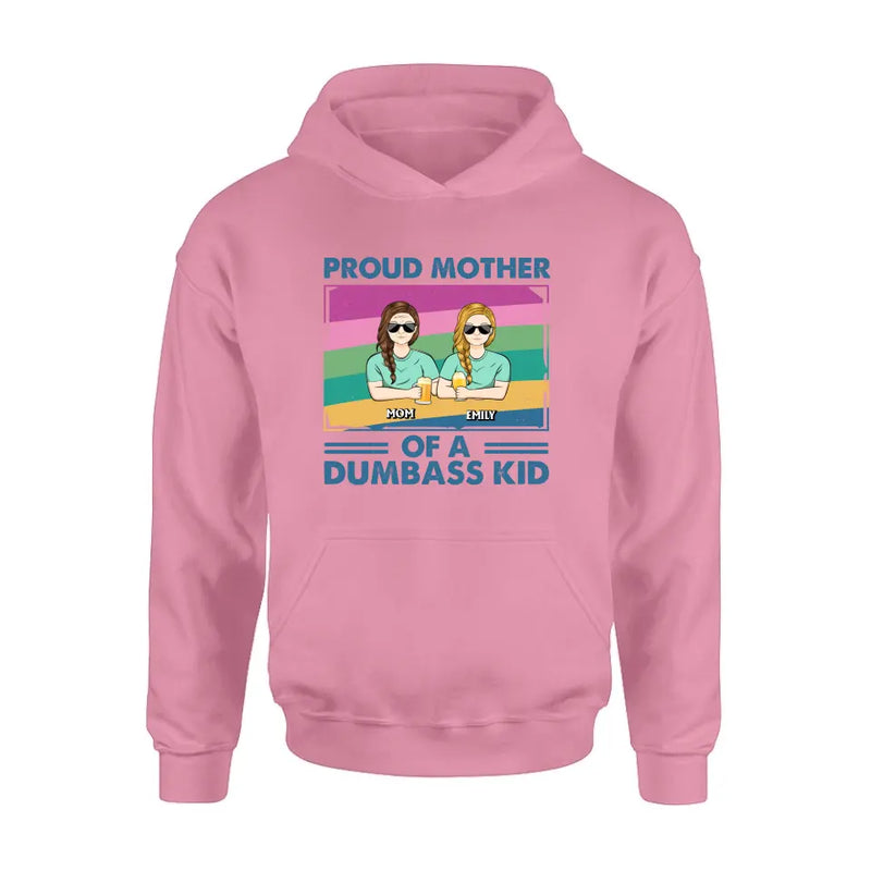 Personalized Proud Mother Shirt/Hoodie - Up to 4 Kids - Mother's Day Gift For Grandma/Mom - Proud Mother Of A Few Kids