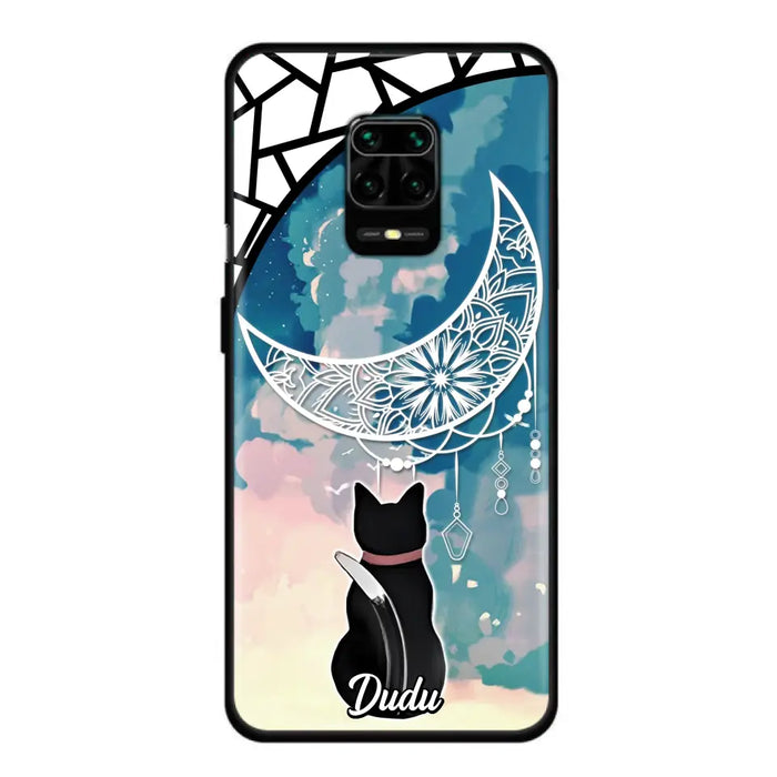 Custom Personalized Black Cat Phone Case - Gift Idea For Cat Lover - Case For Oppo/Xiaomi/Huawei