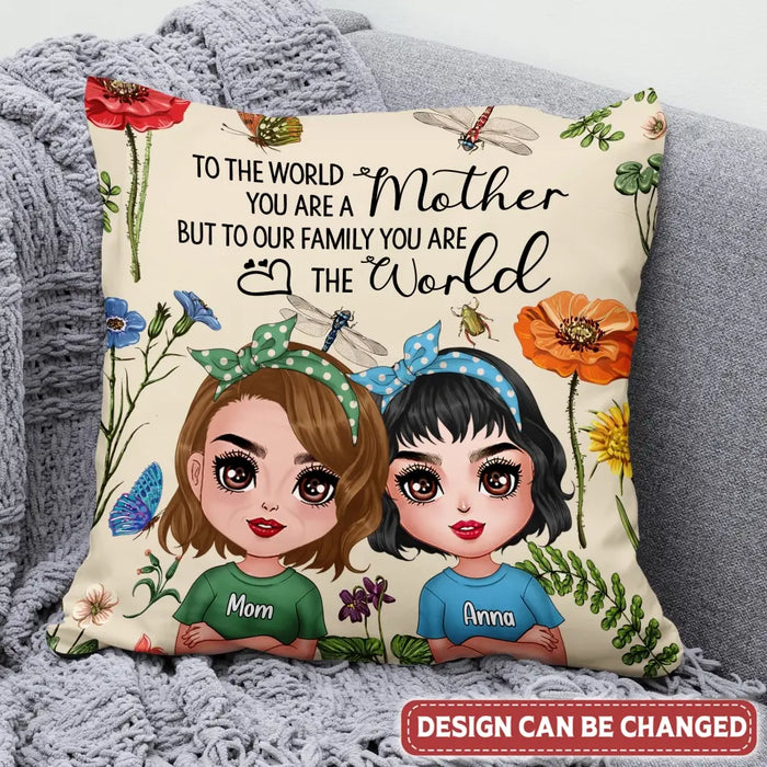 Custom Personalized Mother And Daughter Quilt/ Fleece Throw Blanket/Pillow Cover - Mother's Day Gift Idea - Mother And Daughter From The Start, Best Friends Forever From The Heart