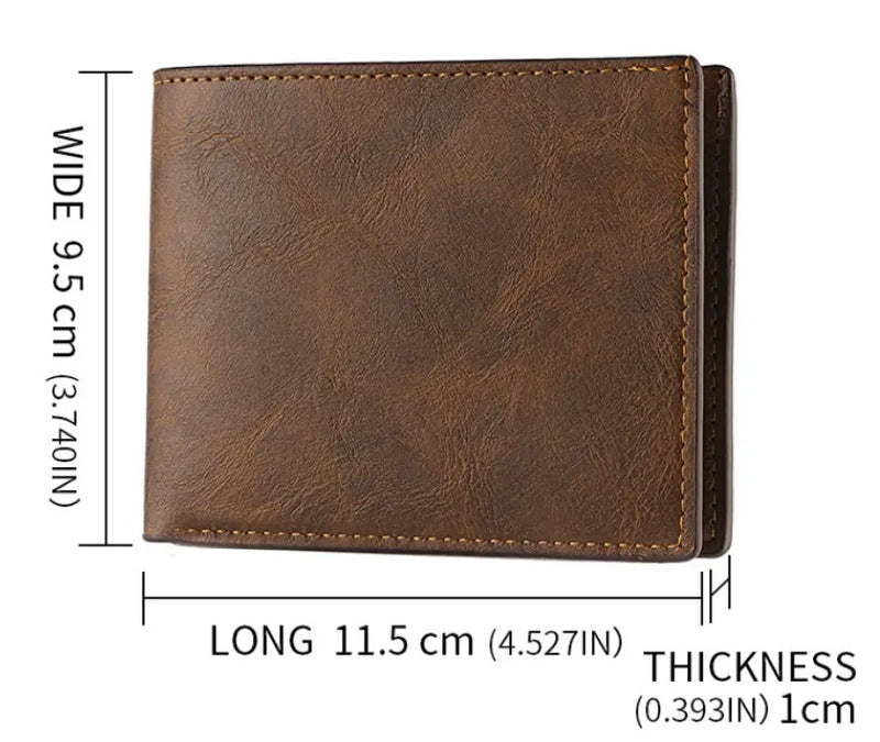 Personalized Fire Fighter Leather Wallet - Father's Day Gift Idea For Fire Fighter - Fueled By Fire Driven By Courage