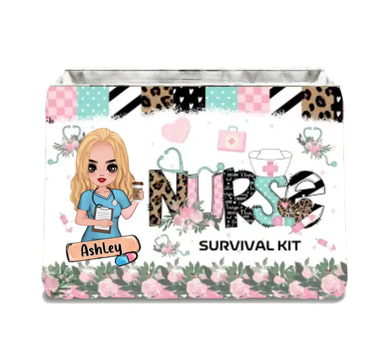 Custom Personalized Nurse Storage Box - Gift Idea For Nurse/ Mother's Day -  Nurse Survival Kit