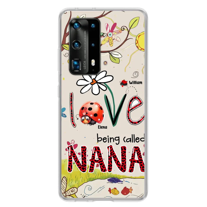 Custom Personalized Grandma/ Mom Phone Case - Gift Idea For Grandma - Upto 7 Kids - Love Being Called Gigi - Cases For Oppo/ Huawei/ Xiaomi