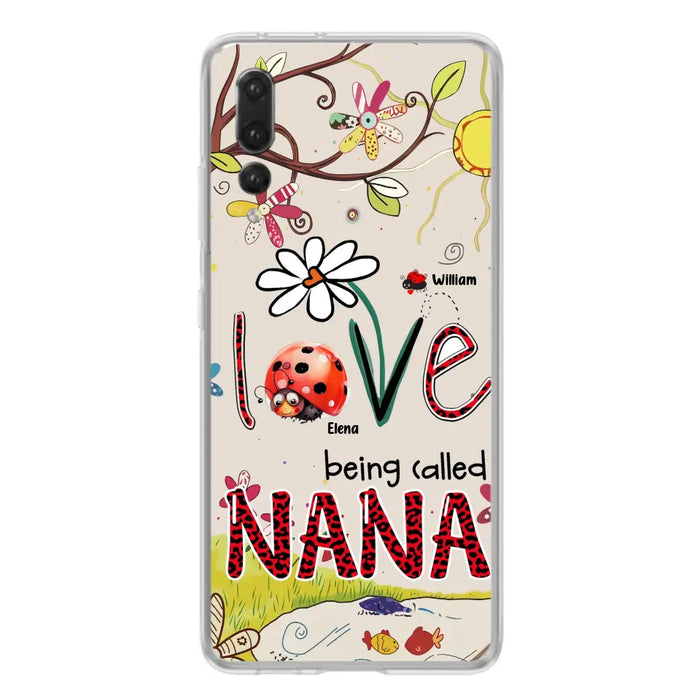 Custom Personalized Grandma/ Mom Phone Case - Gift Idea For Grandma - Upto 7 Kids - Love Being Called Gigi - Cases For Oppo/ Huawei/ Xiaomi