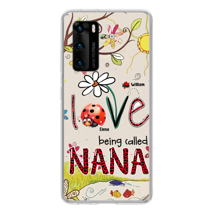 Custom Personalized Grandma/ Mom Phone Case - Gift Idea For Grandma - Upto 7 Kids - Love Being Called Gigi - Cases For Oppo/ Huawei/ Xiaomi