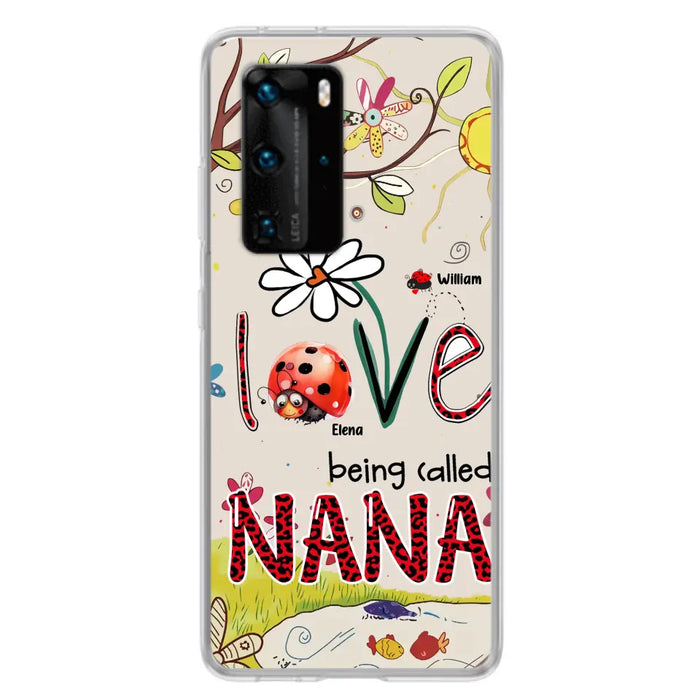 Custom Personalized Grandma/ Mom Phone Case - Gift Idea For Grandma - Upto 7 Kids - Love Being Called Gigi - Cases For Oppo/ Huawei/ Xiaomi