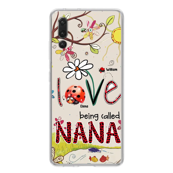 Custom Personalized Grandma/ Mom Phone Case - Gift Idea For Grandma - Upto 7 Kids - Love Being Called Gigi - Cases For Oppo/ Huawei/ Xiaomi