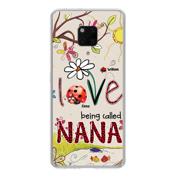 Custom Personalized Grandma/ Mom Phone Case - Gift Idea For Grandma - Upto 7 Kids - Love Being Called Gigi - Cases For Oppo/ Huawei/ Xiaomi