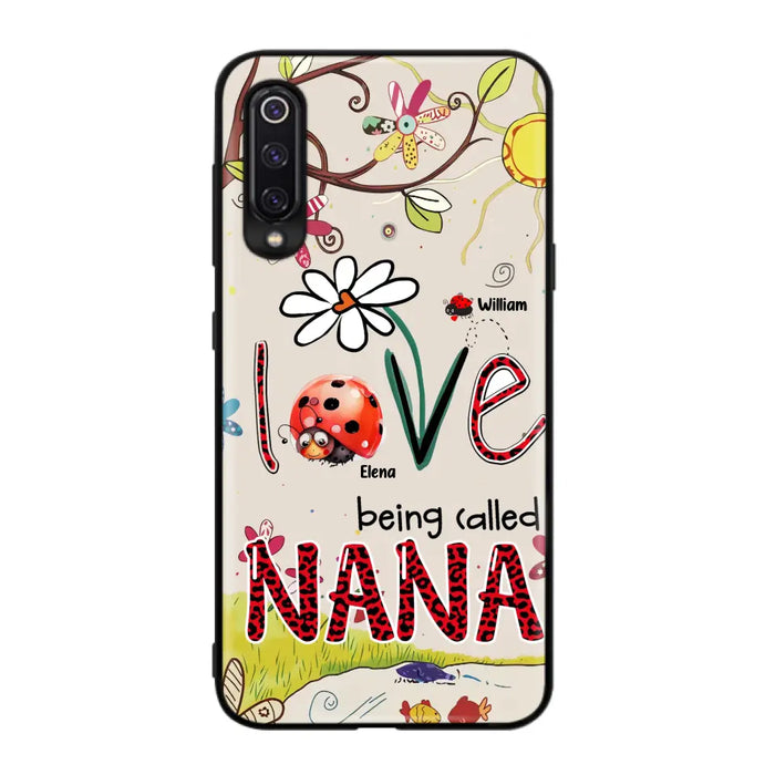 Custom Personalized Grandma/ Mom Phone Case - Gift Idea For Grandma - Upto 7 Kids - Love Being Called Gigi - Cases For Oppo/ Huawei/ Xiaomi