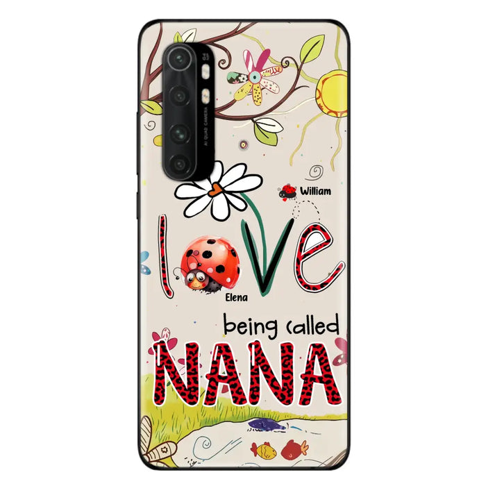 Custom Personalized Grandma/ Mom Phone Case - Gift Idea For Grandma - Upto 7 Kids - Love Being Called Gigi - Cases For Oppo/ Huawei/ Xiaomi