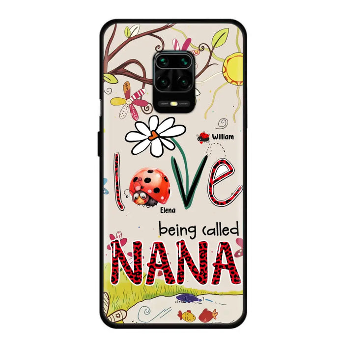 Custom Personalized Grandma/ Mom Phone Case - Gift Idea For Grandma - Upto 7 Kids - Love Being Called Gigi - Cases For Oppo/ Huawei/ Xiaomi