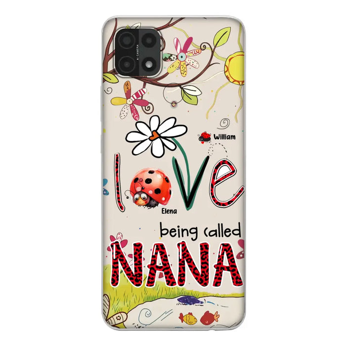 Custom Personalized Grandma/ Mom Phone Case - Gift Idea For Grandma - Upto 7 Kids - Love Being Called Gigi - Cases For Oppo/ Huawei/ Xiaomi