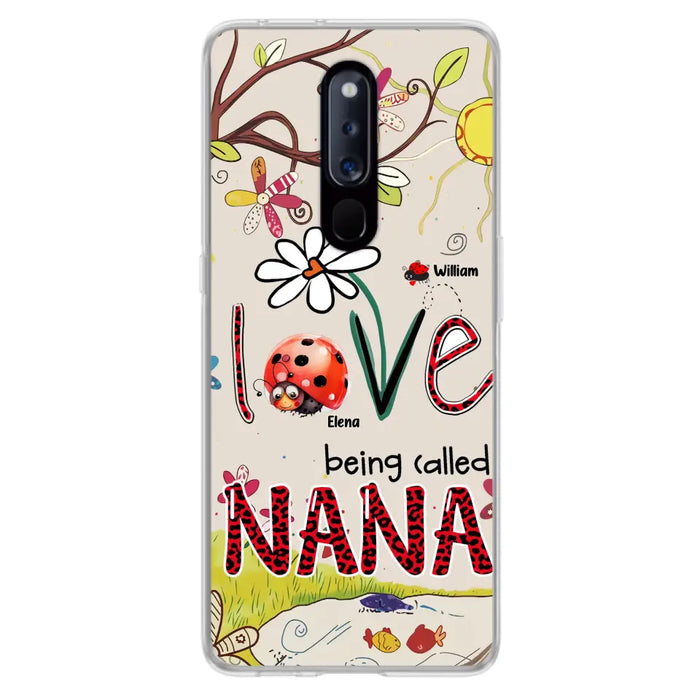 Custom Personalized Grandma/ Mom Phone Case - Gift Idea For Grandma - Upto 7 Kids - Love Being Called Gigi - Cases For Oppo/ Huawei/ Xiaomi