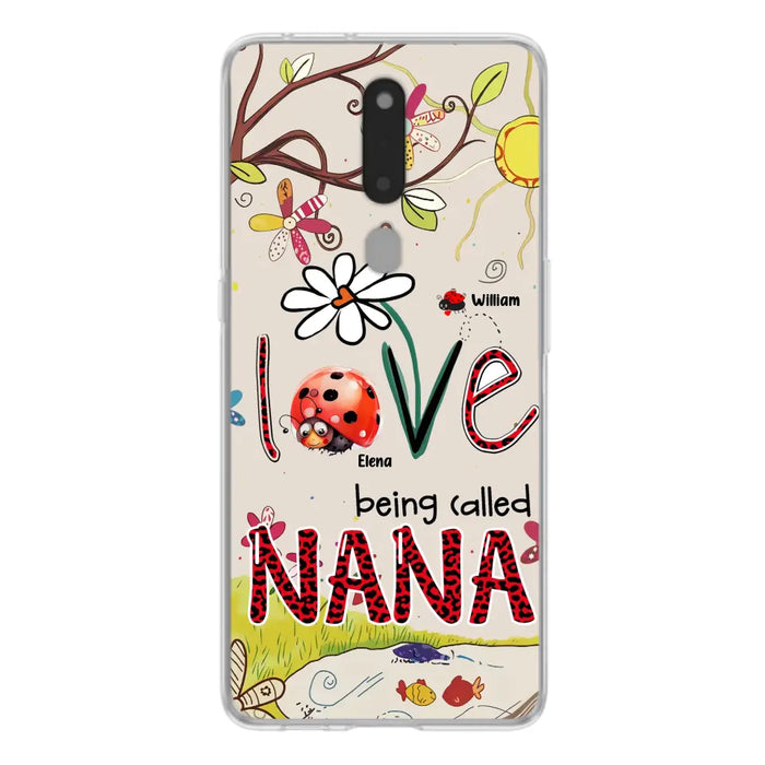 Custom Personalized Grandma/ Mom Phone Case - Gift Idea For Grandma - Upto 7 Kids - Love Being Called Gigi - Cases For Oppo/ Huawei/ Xiaomi