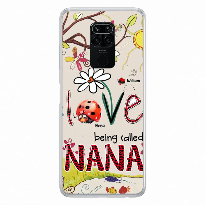 Custom Personalized Grandma/ Mom Phone Case - Gift Idea For Grandma - Upto 7 Kids - Love Being Called Gigi - Cases For Oppo/ Huawei/ Xiaomi