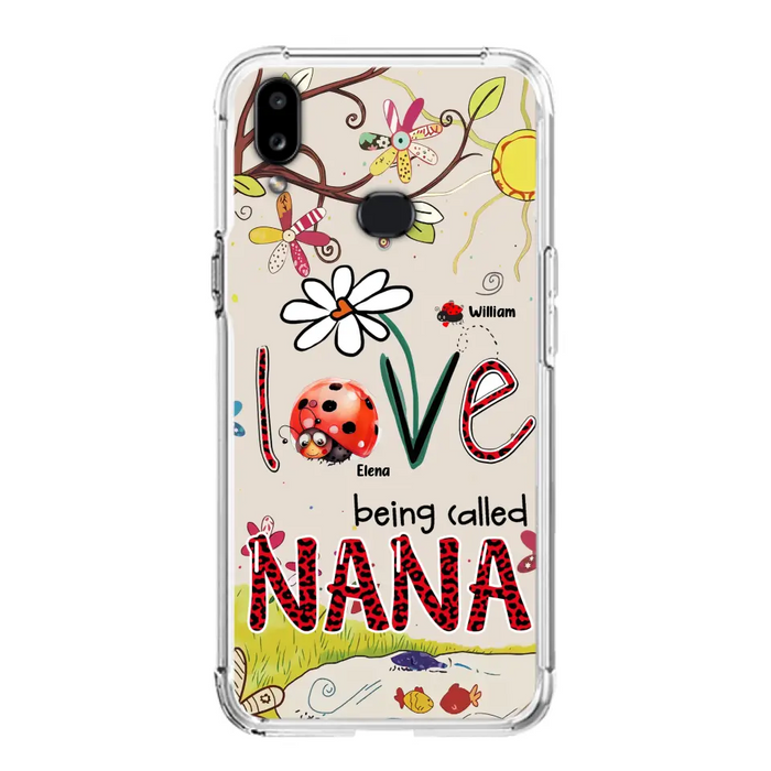 Custom Personalized Grandma/ Mom Phone Case - Gift Idea For Grandma - Upto 7 Kids - Love Being Called Gigi - Cases For iPhone/ Samsung