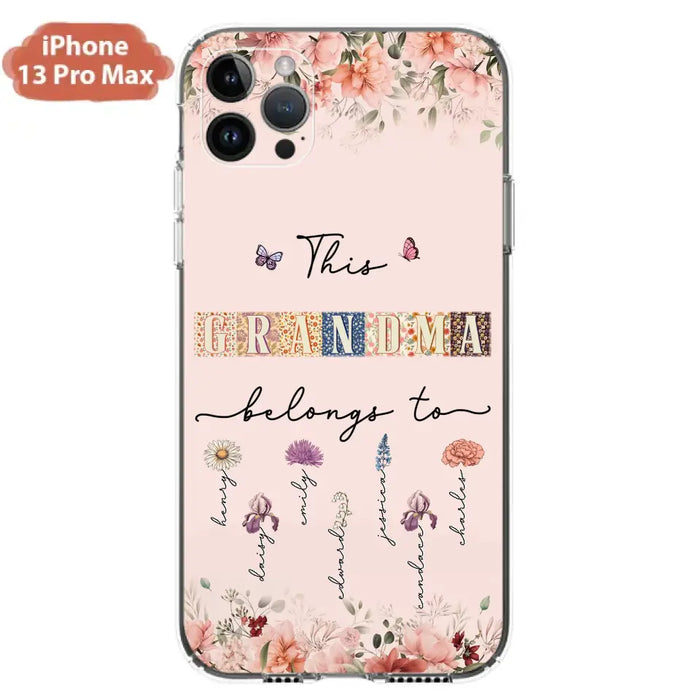 Custom Personalized Grandma/Mom Phone Case - Upto 7 Kids - Mother's Day Gift Idea for Grandma/Mom - Case for iPhone/Samsung