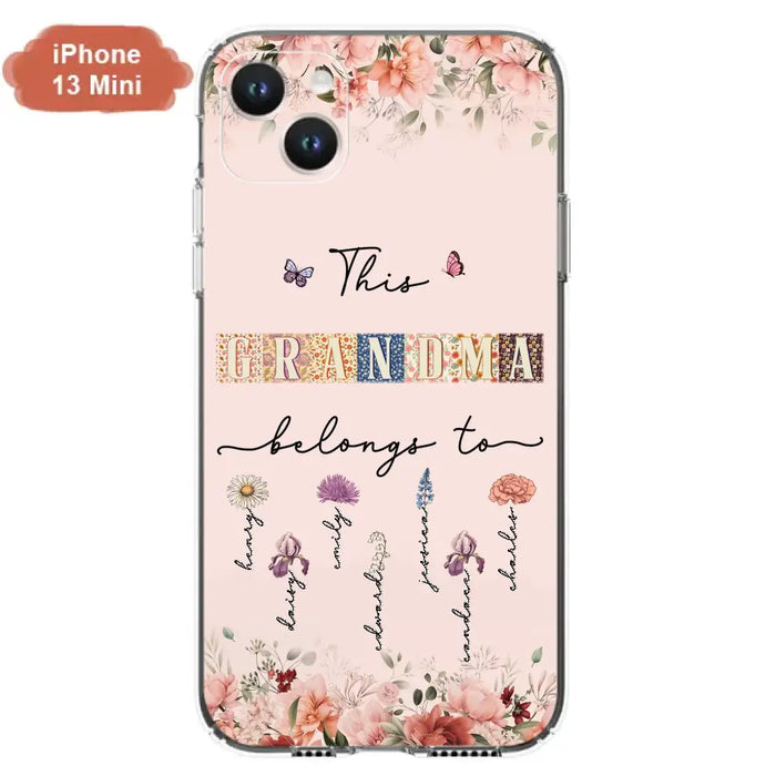 Custom Personalized Grandma/Mom Phone Case - Upto 7 Kids - Mother's Day Gift Idea for Grandma/Mom - Case for iPhone/Samsung